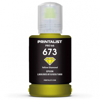 Чорнило PRINTALIST 673 для Epson L800 140г Yellow водорозчинне (PL673Y)
