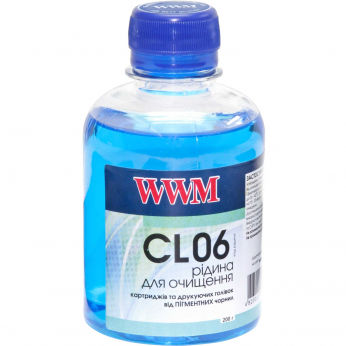 Рідина для очищення WWM для пігментних чорних чорнил 200г (CL06)