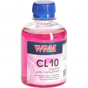 Рідина для очищення WWM для пігментних кольорових чорнил 200г (CL10)