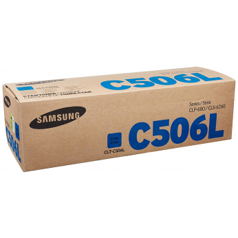 Картридж тон. Samsung C506L для CLP-680/CLX-6260 3500 ст. Cyan (SU040A)