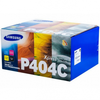 Набор тонерных картриджей Samsung для SL-C430W/C480W B/C/M/Y 3x1000 ст. (CLT-P404C/XEV)