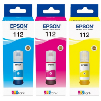 Набор оригинальных чернил Epson для L15150/15160 №112 C/M/Y (SET112C/M/Y)
