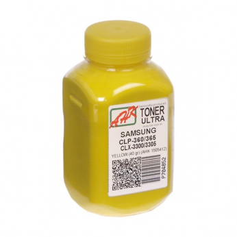 Тонер АНК для Samsung CLP-360/365/CLX-3300/3305 бутль 40г Yellow (1505412) Ultra color