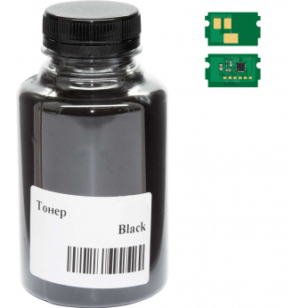 Тонер+чип АНК для Kyocera Mita ECOSYS P5026/P5526, TK-5240 ( тонер АНК, чип АНК) бутль 120г Black (3