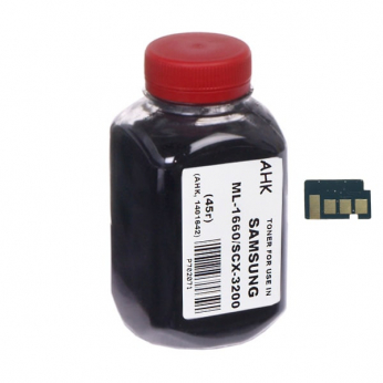 Тонер + чіп АНК для Samsung ML-1660/1661/1665 бутль Black (1400558)