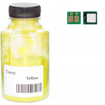 Тонер+чип АНК для Canon MF641/643/645, LBP-621/623, 054H бутль 70г 2300 копий Yellow (3203745)