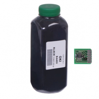 Тонер+чип АНК для OKI 4400 ( тонер АНК, чип АНК) бутль 80г Black (1400560)