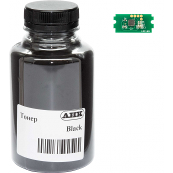 Тонер+чип АНК для Kyocera-Mita P2040, TK-1170 ( тонер АНК, чип АНК) бутль 210г Black (3203701)