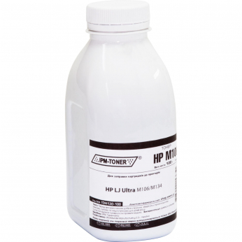 Тонер IPM для HP LJ Ultra M106/M134 бутль 100г Black (TDH130-100)