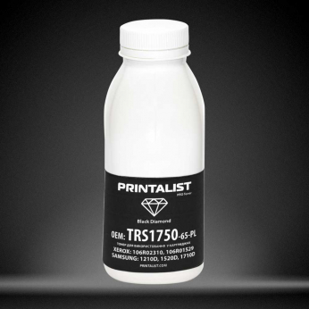 Тонер PRINTALIST бутль 65г Black (TRS1750-65-PL)