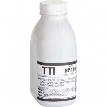 Тонер TTI для HP LJ 1010/1200/P2015 бутль 100г Black (T102-1-100)