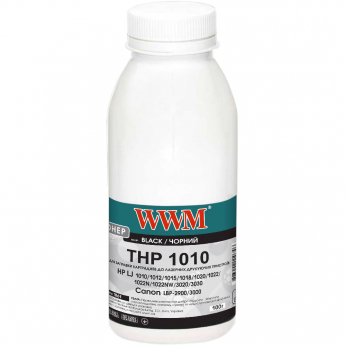Тонер WWM для HP LJ 1010/1020/1022 бутль 100г Black (TB61)