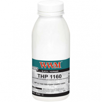 Тонер WWM для HP LJ 1160/1320/2015 бутль 135г Black (TB74)