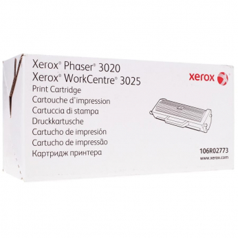 Картридж тонерный Xerox для Phaser 3020/WC3025 106R02773 1500 ст. Black (106R02773)